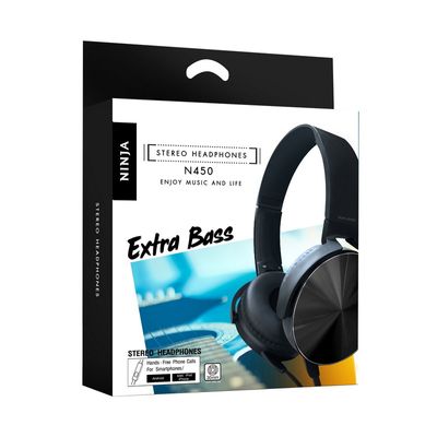 E&P N450 On-ear Wire Headphone (Black)